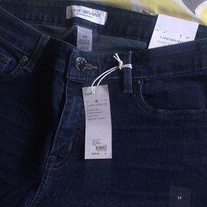 Lane Bryant super stretch dark wash jeans